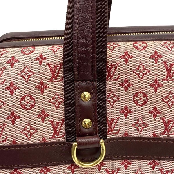 24 2463 13 Louis Vuitton Josephine GM Monogram Handbag Red