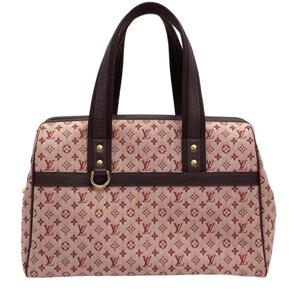 24 2463 3 Louis Vuitton Josephine GM Monogram Handbag Red