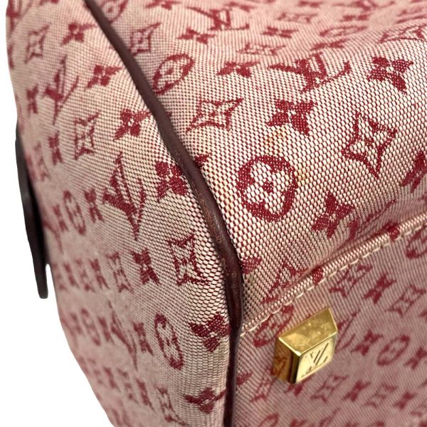 24 2463 5 Louis Vuitton Josephine GM Monogram Handbag Red