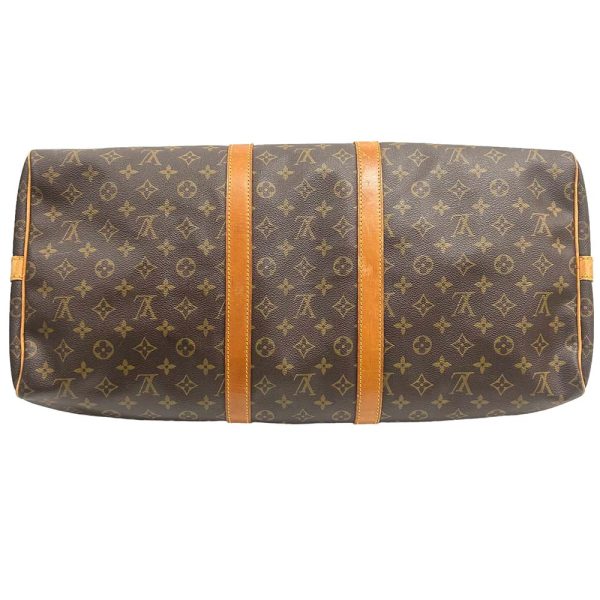 24 2495 10 Louis Vuitton Keepall 55 Bandouliere Monogram Bag Brown