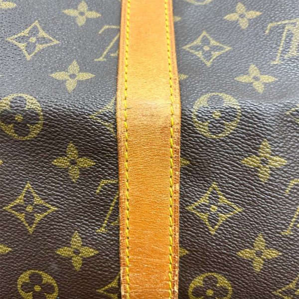 24 2495 12 Louis Vuitton Keepall 55 Bandouliere Monogram Bag Brown