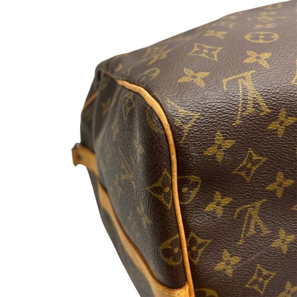 24 2495 9 Louis Vuitton Keepall 55 Bandouliere Monogram Bag Brown