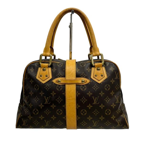 24 2524 3 Louis Vuitton Manhattan GM Monogram Handbag Brown