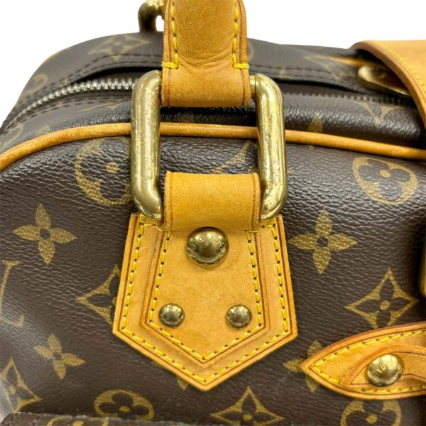 24 2524 7 Louis Vuitton Manhattan GM Monogram Handbag Brown