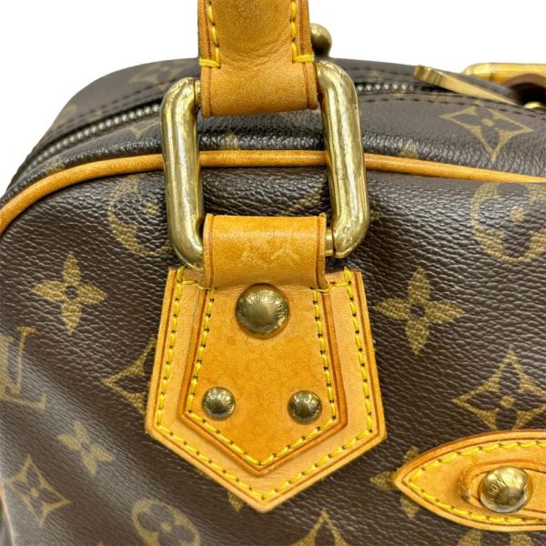 24 2524 9 Louis Vuitton Manhattan GM Monogram Handbag Brown