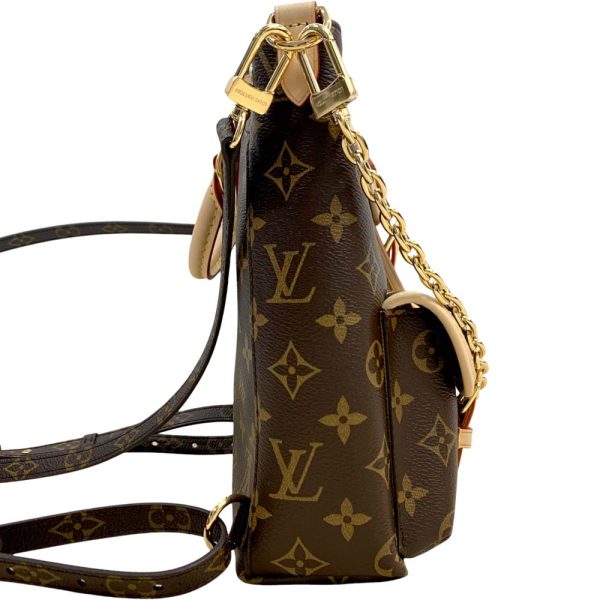 24 2730 4 Louis Vuitton Excursion PM Monogram 2WAY Backpack Brown