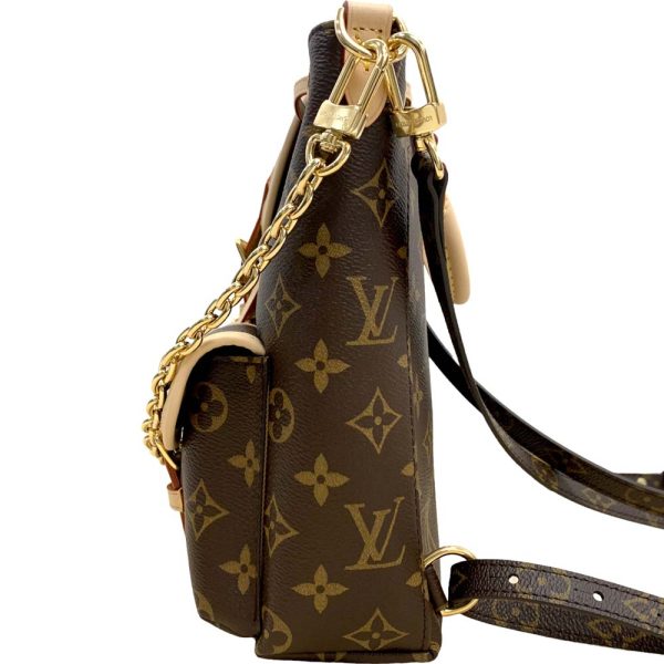 24 2730 5 Louis Vuitton Excursion PM Monogram 2WAY Backpack Brown