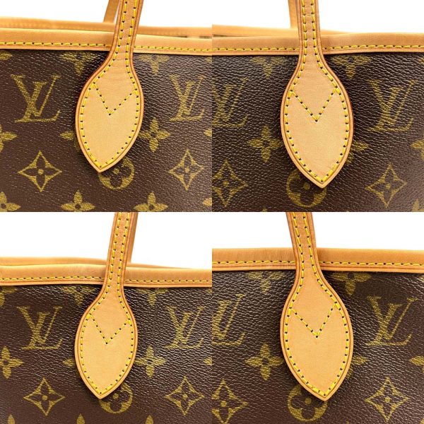 24 2788 12 Louis Vuitton Neverfull MM Monogram Tote Bag Brown