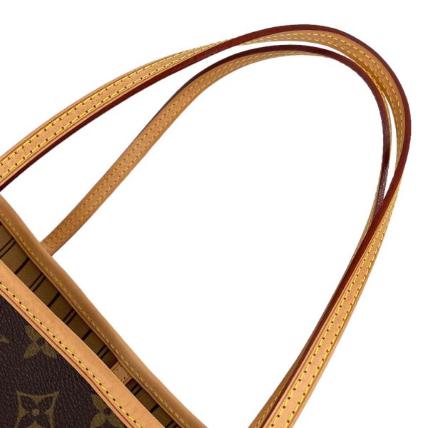 24 2788 14 Louis Vuitton Neverfull MM Monogram Tote Bag Brown