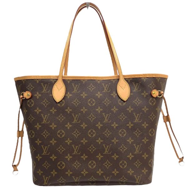 24 2788 4 Louis Vuitton Neverfull MM Monogram Tote Bag Brown