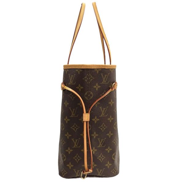 24 2788 6 Louis Vuitton Neverfull MM Monogram Tote Bag Brown