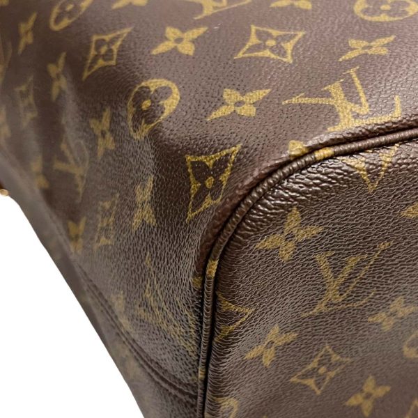 24 2788 9 Louis Vuitton Neverfull MM Monogram Tote Bag Brown