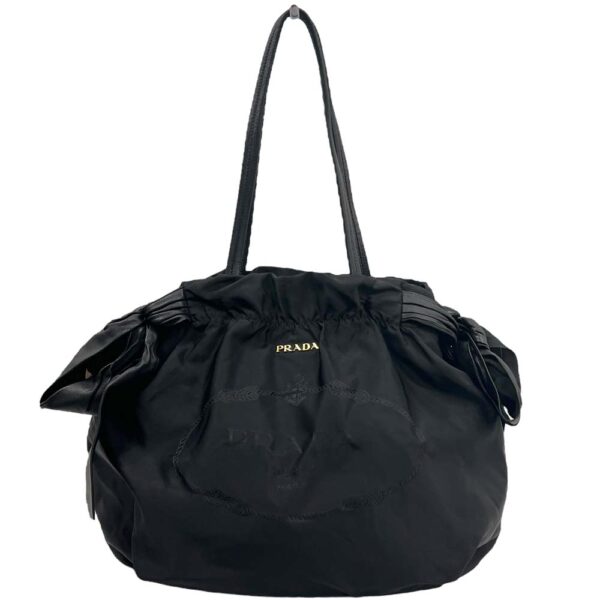 24 2935 3 Prada 2WAY Shoulder Bag Nappa Nylon Black