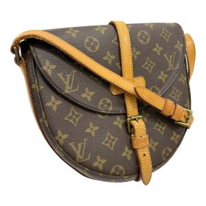 24 304 1 Gucci GG Supreme Sherry Line Shoulder Bag Brown