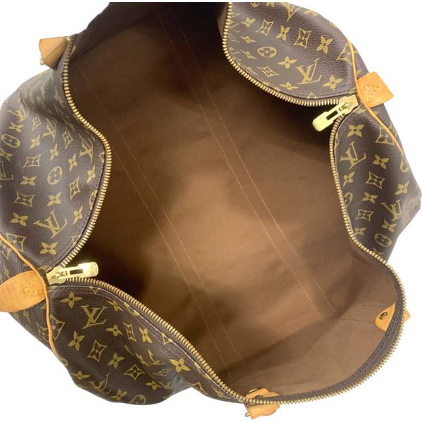 24 305 1 Louis Vuitton Keepall 55 Bag Monogram Brown