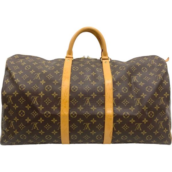 24 305 6 Louis Vuitton Keepall 55 Bag Monogram Brown