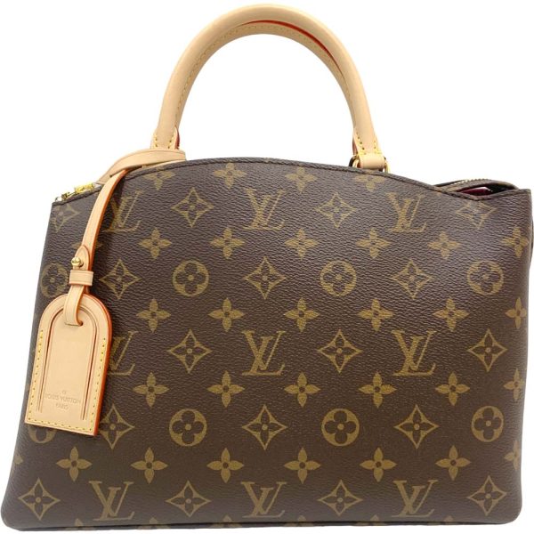 24 310 3 Louis Vuitton Petit Palais PM 2WAY Bag Monogram Brown