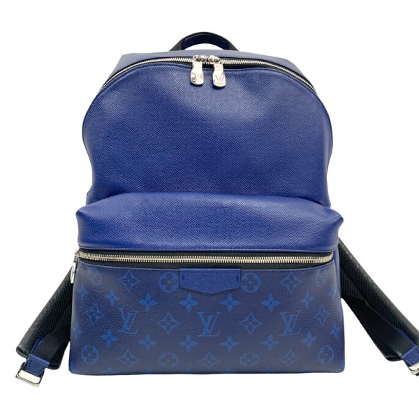 24 666 4 Louis Vuitton Discovery Backpack Taigarama Rucksack Blue