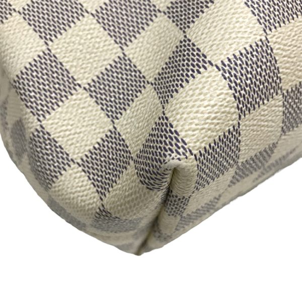 24 836 11 Louis Vuitton Graceful PM One Shoulder Bag Damier Azur White