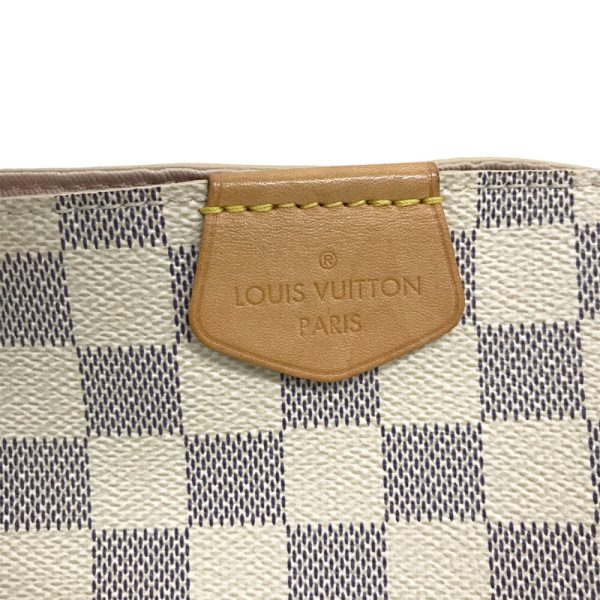 24 836 9 Louis Vuitton Graceful PM One Shoulder Bag Damier Azur White