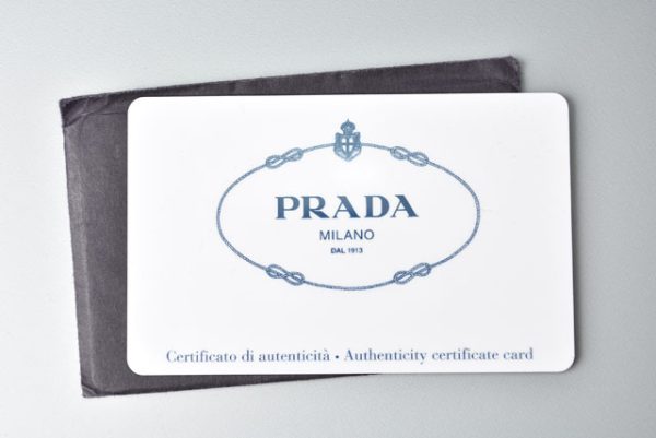 24020101 p 9 Prada Pouch Mini Tessuto Nylon Bluette