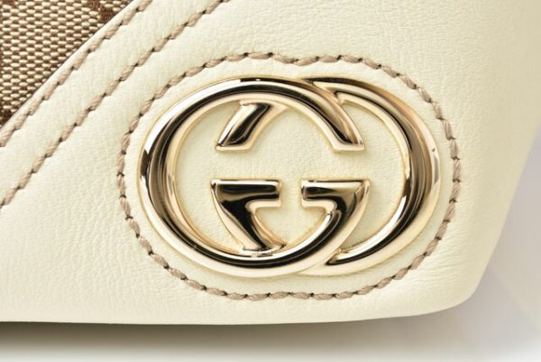 24020106 g 9 Gucci Brit Tote Bag GG Beige