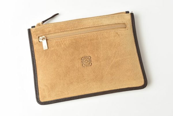 24020219 lo 2 Loewe Clutch Pouch Beige Brown