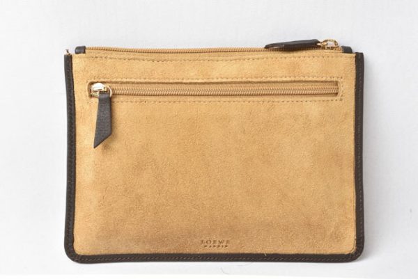 24020219 lo 4 Loewe Clutch Pouch Beige Brown