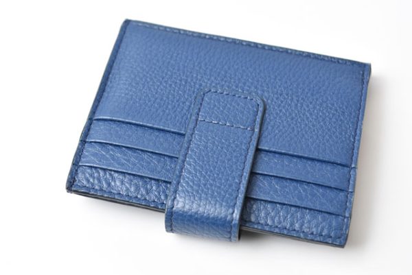 24030201 p 4 Prada Card Case BifVitello Blue