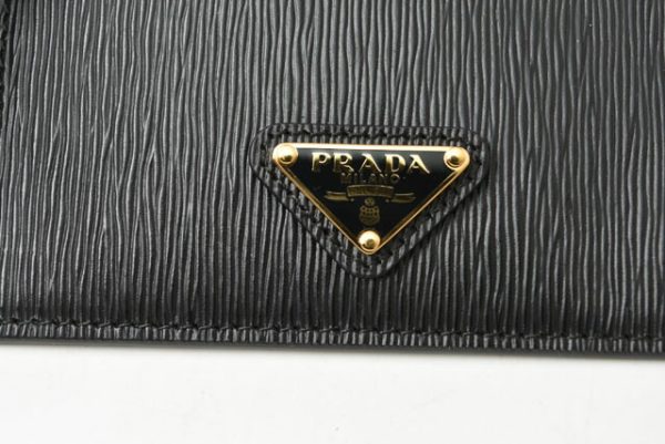 24030202 p 7 Prada Card Case Pass Case Black