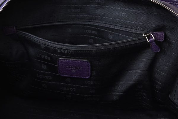 24030205 lo 11 Loewe Handbag Amazona Purple