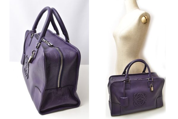 24030205 lo 2 Loewe Handbag Amazona Purple