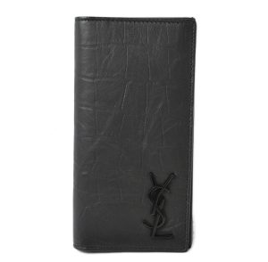 24030207 ysl 1 LOUIS VUITTON M62900 Portefeuille Bra Monogram Shadow Long Wallet Black