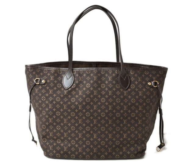 24030213 lv 1 Louis Vuitton Neverfull MM Tote Bag Monogram Brown