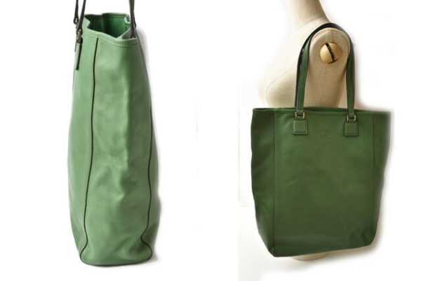 24030215 lo 2 Loewe Tote Bag Anagram Green