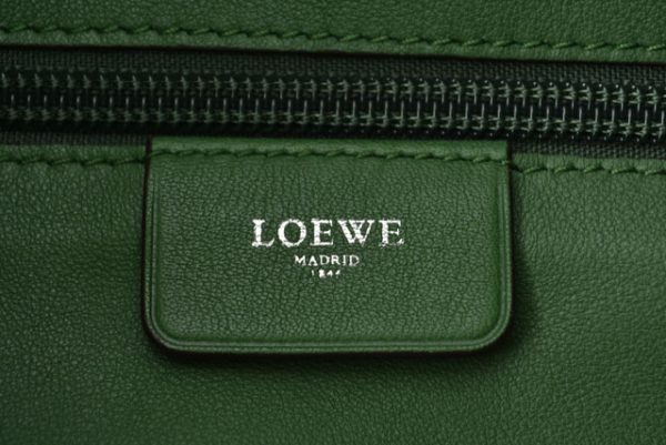 24030215 lo 4 Loewe Tote Bag Anagram Green