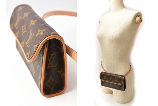 240308 lv 2 Louis Vuitton Florentine Waist Bag Monogram XS Brown