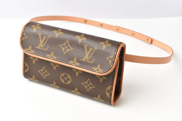 240308 lv 5 Louis Vuitton Florentine Waist Bag Monogram XS Brown