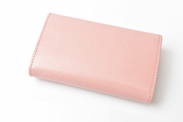 24040204 p 8 Prada Key Case Saffiano Pink