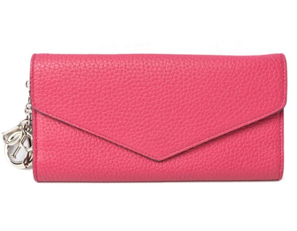 24040208 d 1 Christian Dior Long Wallet Diorissimo Rose Pink