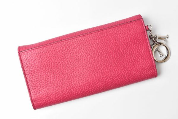 24040208 d 4 Christian Dior Long Wallet Diorissimo Rose Pink