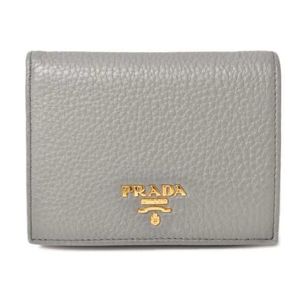 24040212 p 1 Prada Mini Wallet Folding Wallet Vitello Grain Marmo