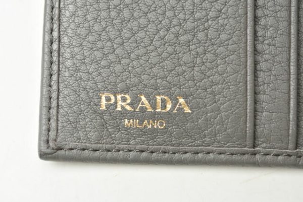 24040212 p 8 Prada Mini Wallet Folding Wallet Vitello Grain Marmo