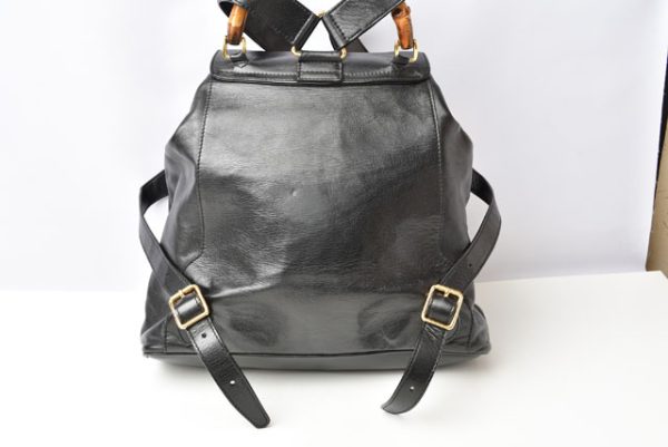 24040217 g 7 Gucci Rucksack Bamboo Black