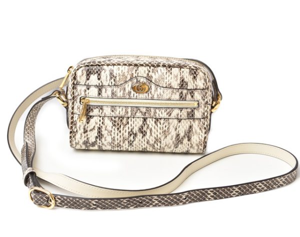 24040222 g 1 Gucci Ophidia Pochette Crossbody Bag Python Leather