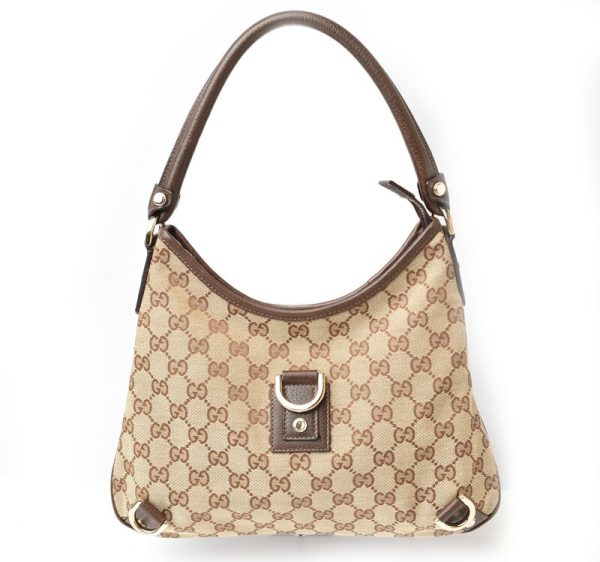 2405b05 g 1 Gucci Shoulder Bag GG Brown