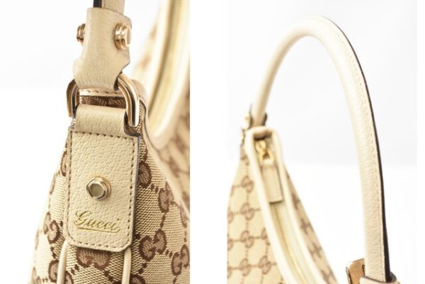 2405b07 g 3 Gucci Shoulder Bag GG Abbey Ivory