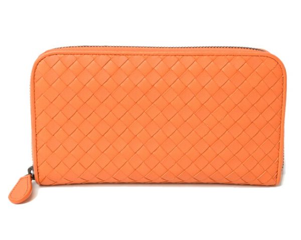 2405b09 bv 1 Bottega Veneta Long Wallet Orange