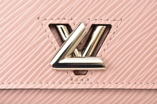 2405b16 lv 4 Louis Vuitton Twist Wallet TrifEpi Rose Ballerine