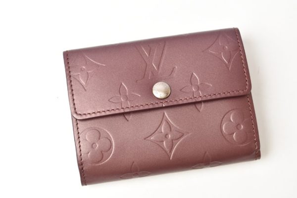 2405b18 lv 2 Louis Vuitton Mini Wallet Ludlow Monogram Matte Violet